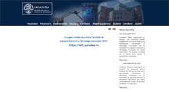 Desktop Screenshot of electroinf.uoradea.ro